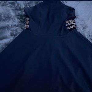 Navy blue formal dress